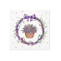 Decoupage-Servietten - Lavender Basket  - 1Stück | ARTMIE