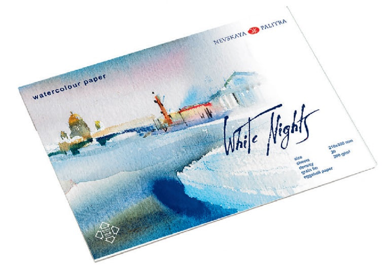 White Nights Aquarell Skizzenblock | verschiedene Größen | ARTMIE