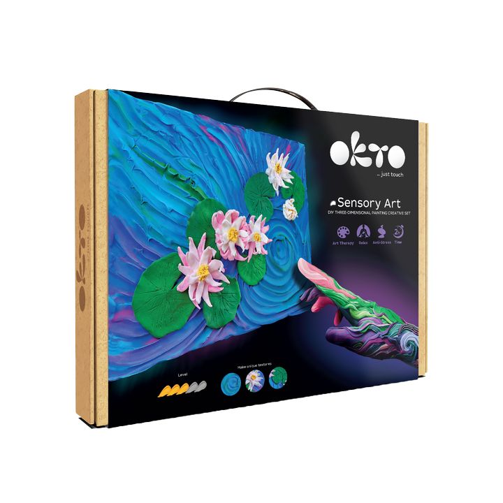 OKTO Kreatives 3D-Set "Seerosen" 30 x 40 cm | ARTMIE
