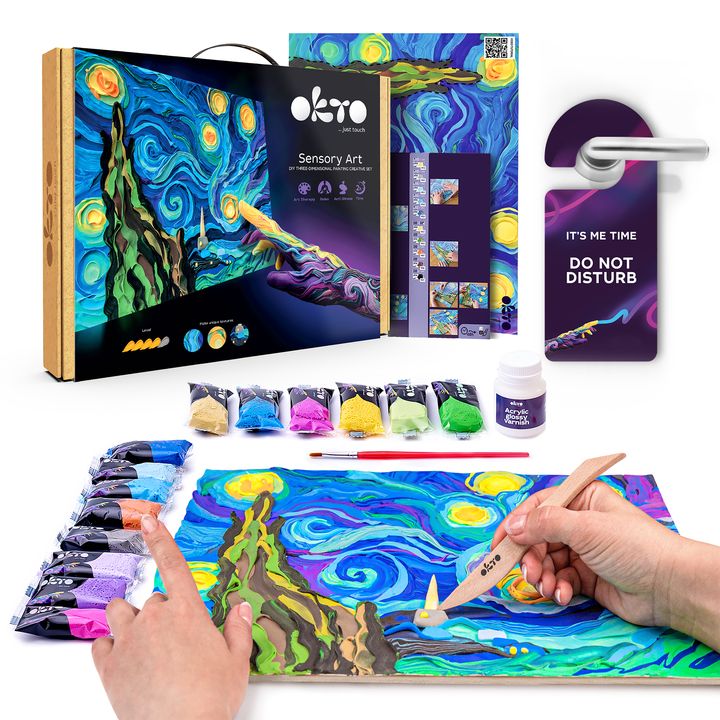 OKTO Kreatives 3D-Set "Sternenhimmel" 30 x 40 cm – Detailansicht 2 | ARTMIE