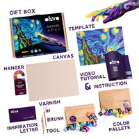 OKTO Kreatives 3D-Set "Sternenhimmel" 30 x 40 cm – Detailansicht 3 | ARTMIE