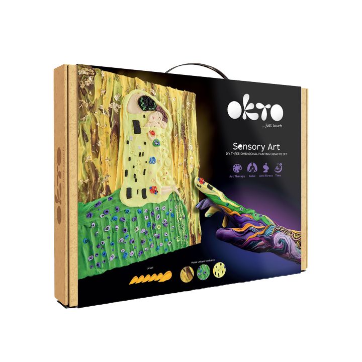 OKTO Kreatives 3D-Set "Kuss" 30 x 40 cm | ARTMIE