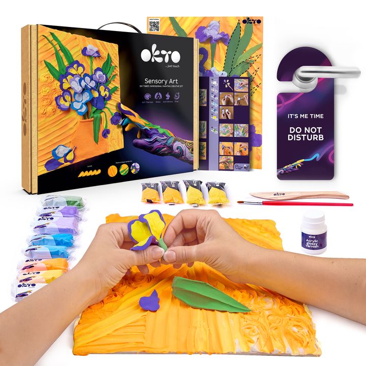 OKTO 3D-Kreativ-Set "Iris" 30 x 40 cm – Detailansicht 2 | ARTMIE