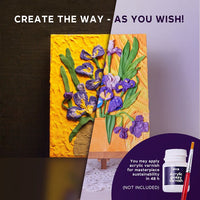 OKTO 3D-Kreativ-Set "Iris" 30 x 40 cm – Detailansicht 6 | ARTMIE