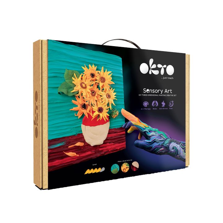 OKTO Kreatives 3D-Set "Sonnenblumen" 30 x 40 cm | ARTMIE