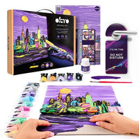 OKTO Kreativ-3D-Set "Skyline New York" 30 x 40 cm – Detailansicht 2 | ARTMIE