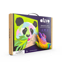 OKTO selbsthärtendes Gemälde 30 x 30 cm Panda | ARTMIE