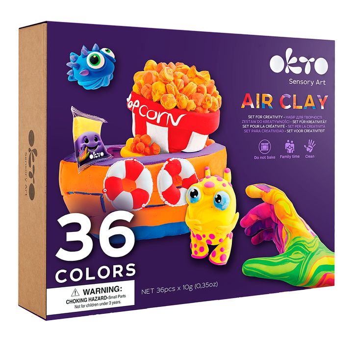OKTO Kreativ-Set selbsthärtend 36 Farbtöne | ARTMIE