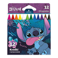 Disney Stitch Runde Wachsmalstifte, 12 Stück | ARTMIE