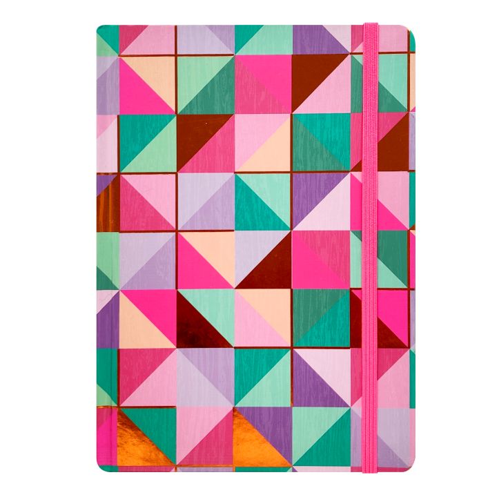 Spoko Notizbuch A5 liniert 96 Seiten - Buntes Mosaik – Detailansicht 2 | ARTMIE