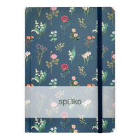 Spoko A5 liniertes Notizbuch - 96 Seiten - Blumen | ARTMIE