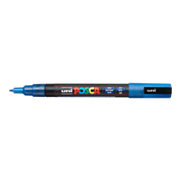 Posca Marker PC-3ML, 0,9–1,3 mm, Glitzer – Blau (L33