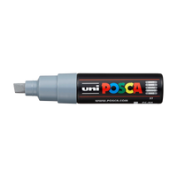 UNI POSCA Marker PC-8K 8 mm – sivá (37)