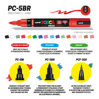 Posca Marker PC-5BR, 1 - 4 mm, Rosa (13)