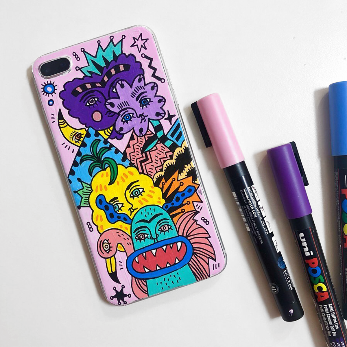 Posca Acrylmarker PC-5M, 1,8 - 2,5 mm, Hellorange (54)