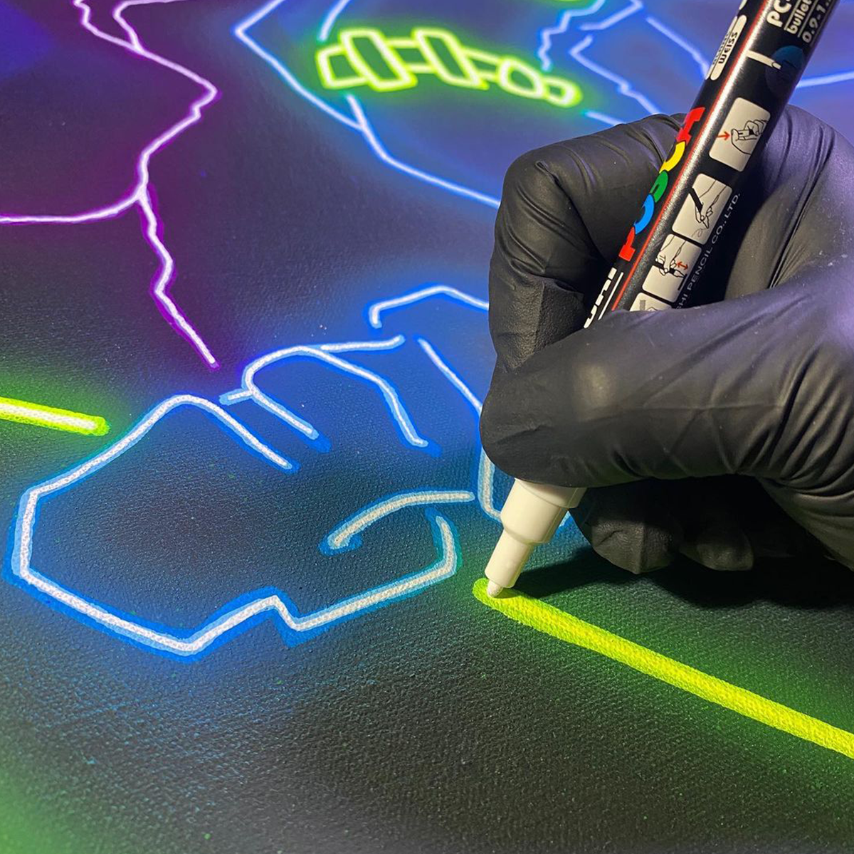 Posca Marker PC-5M, 1,8 - 2,5 mm, Hellgelb (3)