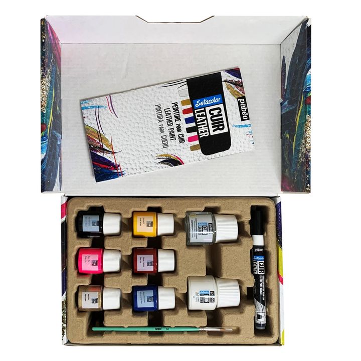 Lederfarben Pebeo Setacolor - Auswahlset 10 Stück – Detailansicht 2 | ARTMIE