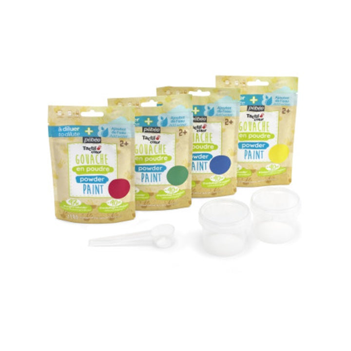 Pebeo Tactilcolor Gouache-Farbset in Pulverform – Detailansicht 2 | ARTMIE
