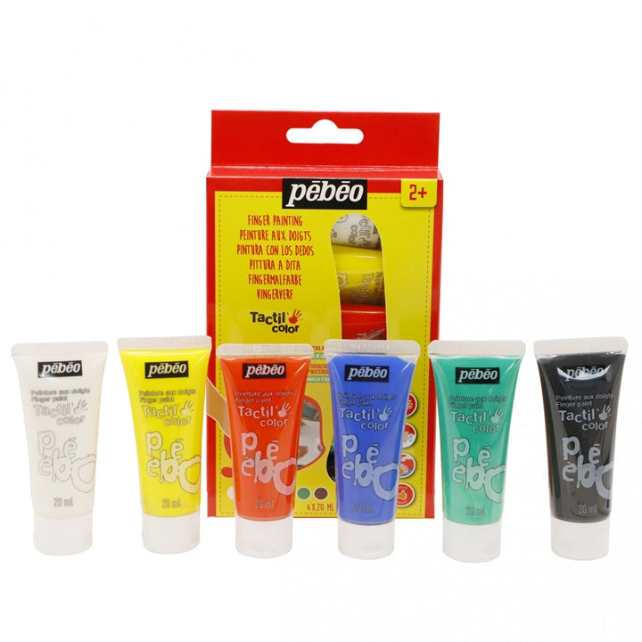 Pebeo Tactilcolor Fingerfarben-Set – Detailansicht 2 | ARTMIE