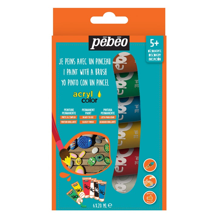 Pebeo Acrylcolor Multi-Oberflächen-Acrylfarben-Set | ARTMIE