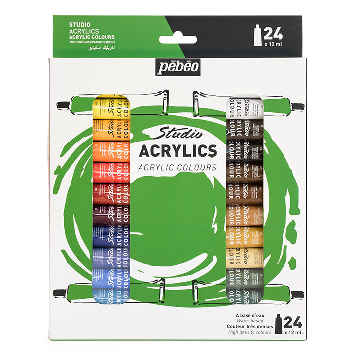 Studio Pebeo 24-Farben-Acrylfarben-Set | ARTMIE