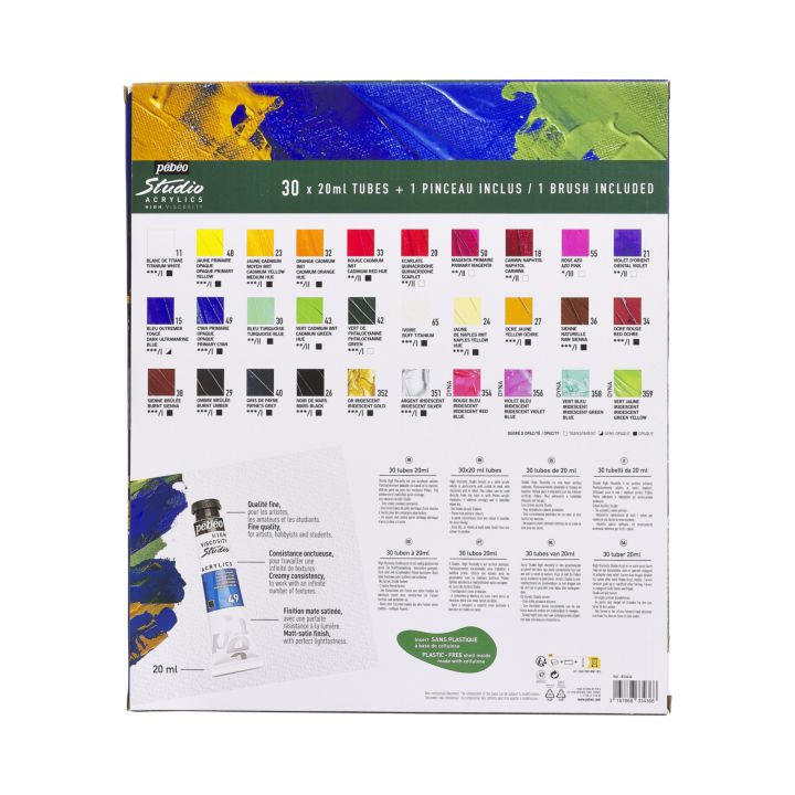 Pebeo Studio-Acrylfarben-Set – Detailansicht 3 | ARTMIE