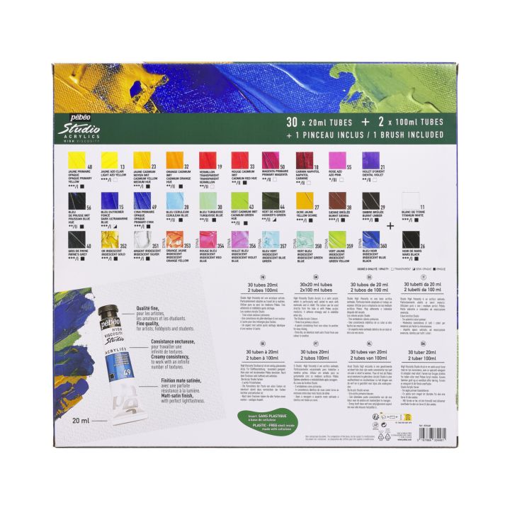Pebeo Studio-Acrylfarben-Set – Detailansicht 3 | ARTMIE