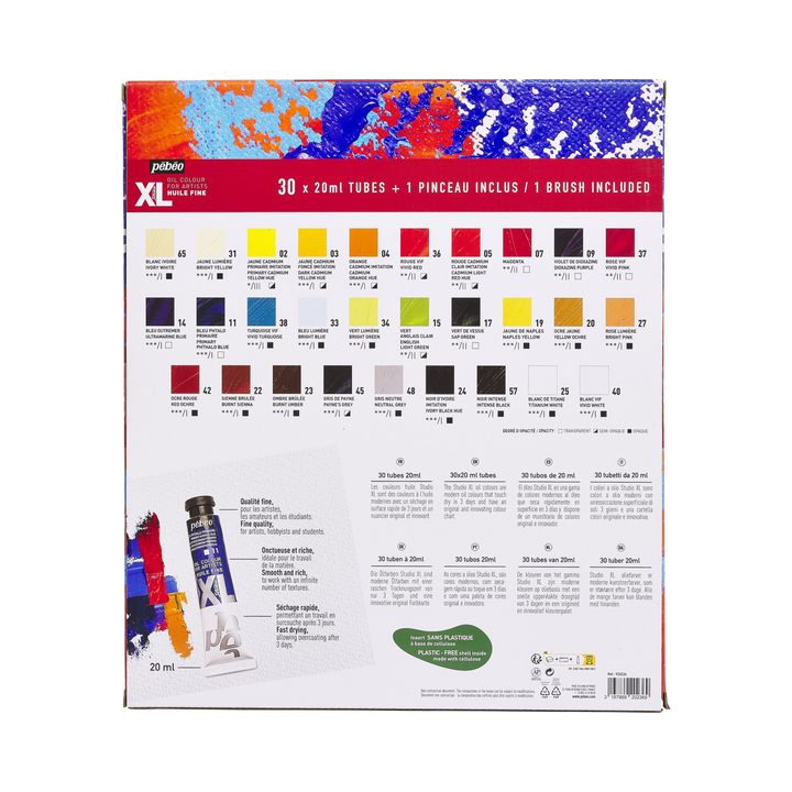 Pebeo STUDIO XL Ölfarben-Set – Detailansicht 3 | ARTMIE