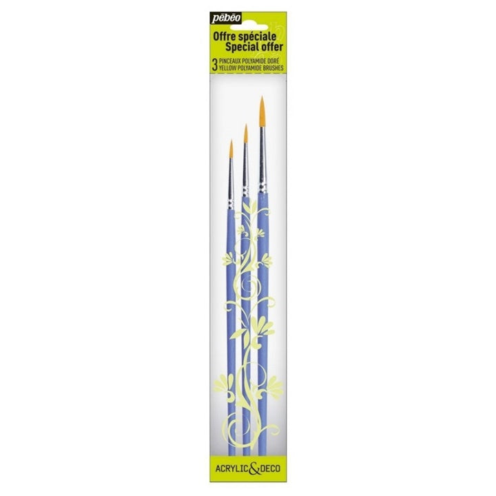 Pebeo Synthetik-Pinsel-Set | ARTMIE