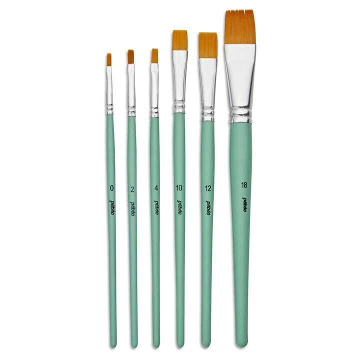Pebeo Golden Taklon Pinsel Set – Detailansicht 2 | ARTMIE
