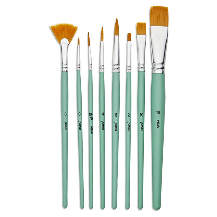 Pebeo Golden Taklon Pinsel Set – Detailansicht 2 | ARTMIE