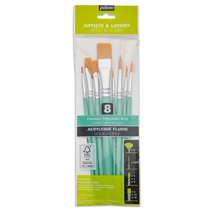 Pebeo Golden Taklon Pinsel Set | ARTMIE