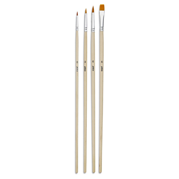 Pebeo Golden Taklon Pinsel Set – Detailansicht 2 | ARTMIE