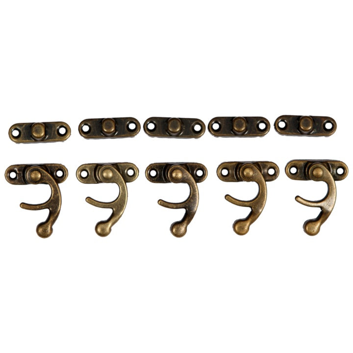 Metallspange Bronze 2,8 x 3,3 cm - 5 Stück | ARTMIE