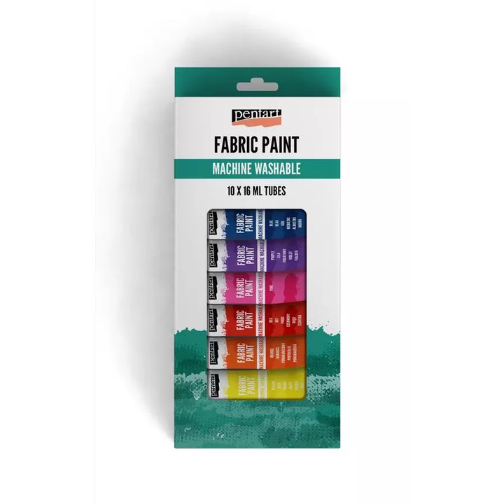 Pentart Textil-Farbset 10x16 ml | ARTMIE