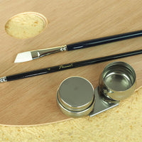 Doppelter Metall-Farbmischbecher mit Deckel | ARTMIE