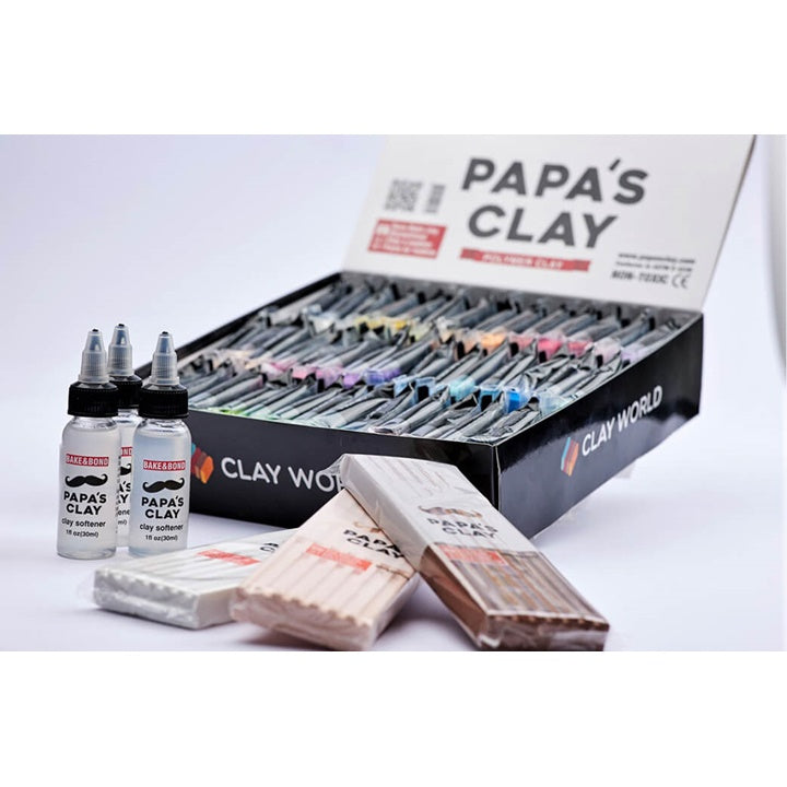 Papa's Clay Oil Weichmacher für Polymer-Ton 30 ml – Detailansicht 3 | ARTMIE
