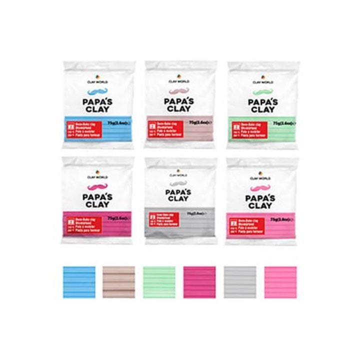 Papa's Clay Pastell Satz von Polymer Clays | ARTMIE