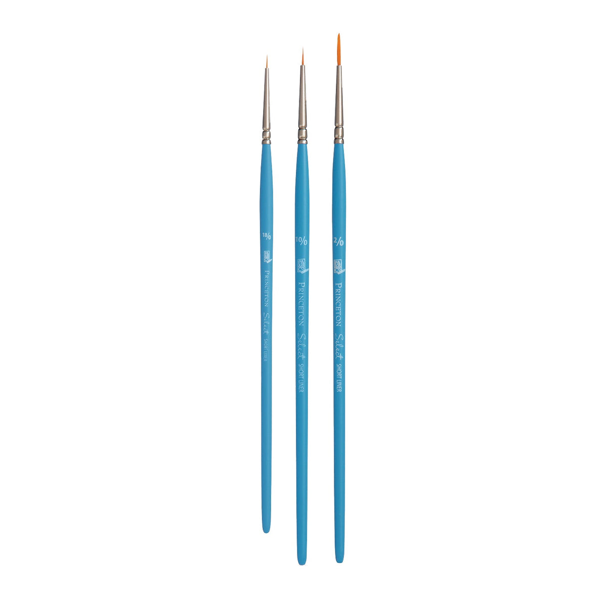 PRINCETON Select Short Liner Pinsel mit Synthetikhaar und kurzem Stiel