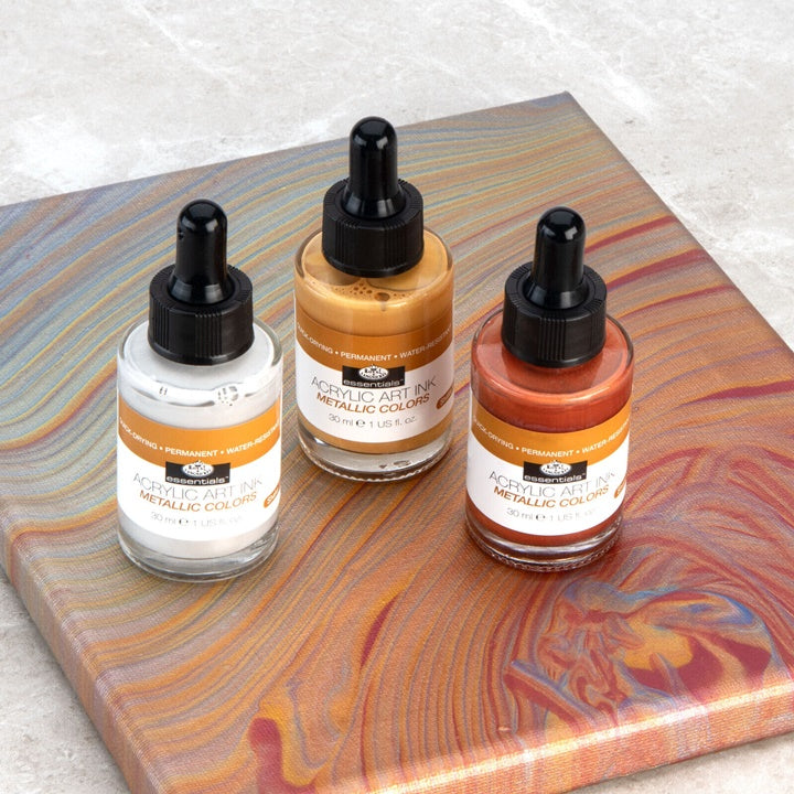 Royal &amp; Langnickel Metallic-Acryltinten-Set – Detailansicht 3 | ARTMIE