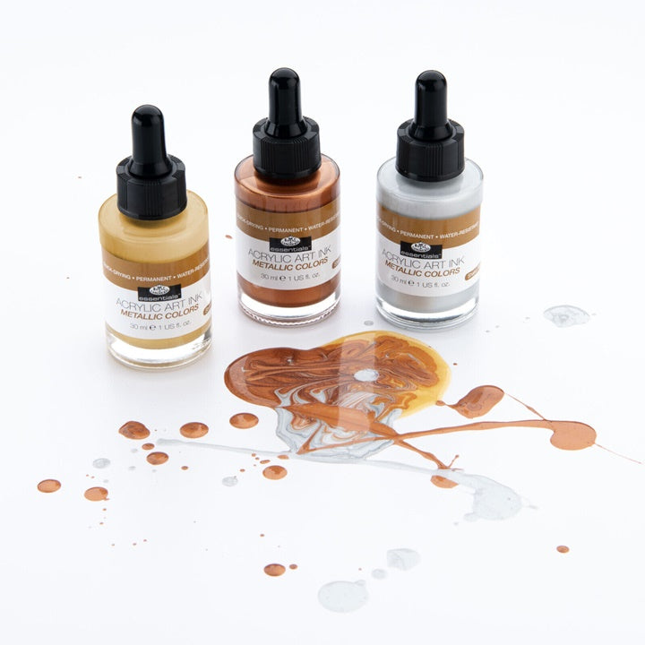 Royal &amp; Langnickel Metallic-Acryltinten-Set – Detailansicht 4 | ARTMIE