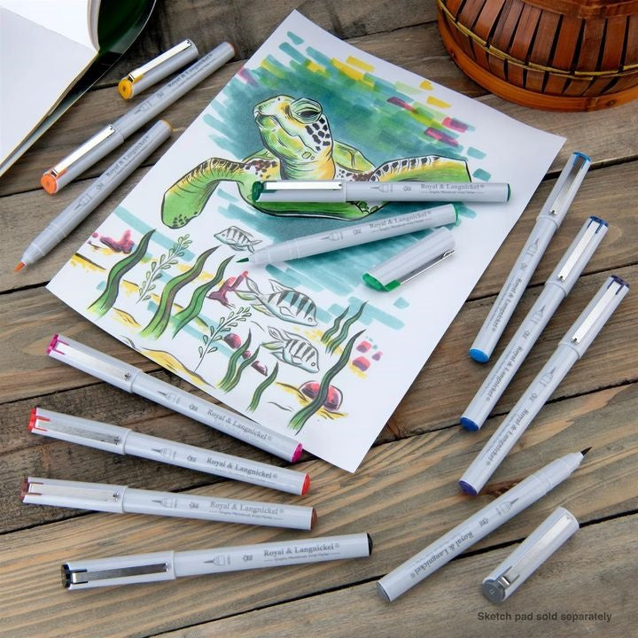 Royal &amp; Langnickel Grafik-Marker-Set – Detailansicht 3 | ARTMIE