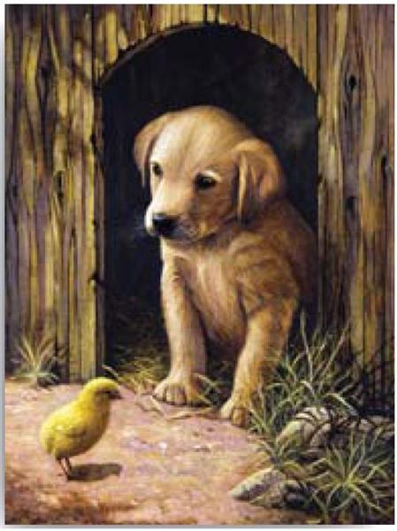 Labrador-Welpe Malen-nach-Zahlen-Bausatz | ARTMIE