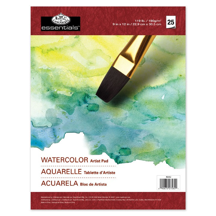 Royal &amp; Langnickel Künstler Aquarellblock - 25 Blätter | ARTMIE