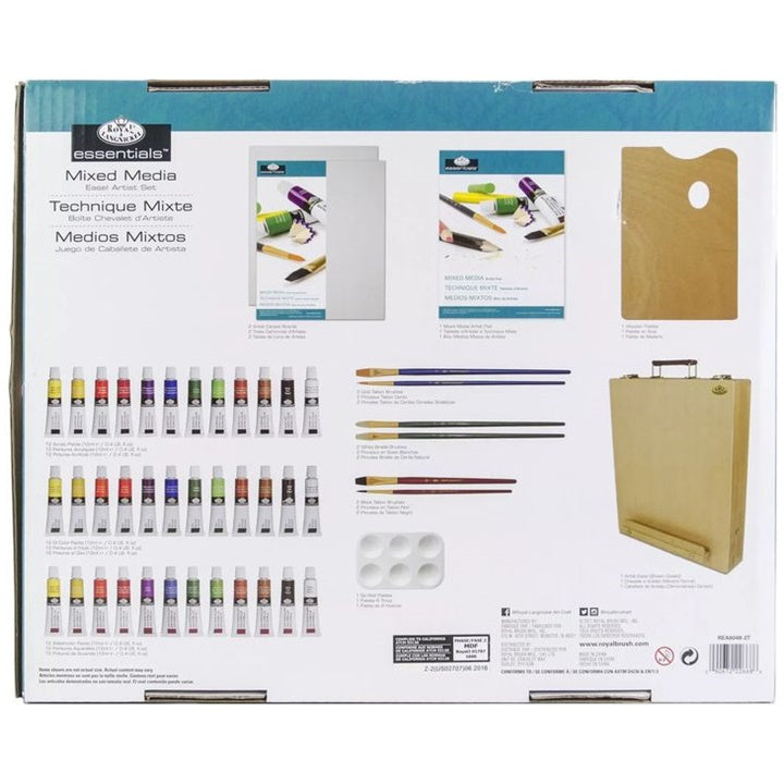 Mixed Media Art Set im Holzkoffer, 48 Teile – Detailansicht 3 | ARTMIE