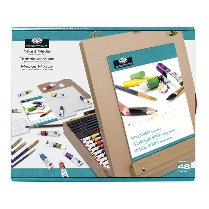 Mixed Media Art Set im Holzkoffer, 48 Teile | ARTMIE