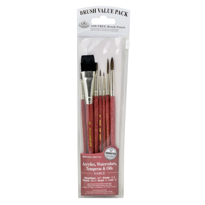 Royal &amp; Langnickel Borstenpinsel-Set | ARTMIE