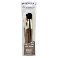 Royal &amp; Langnickel Gold Taklon Pinsel Set | ARTMIE