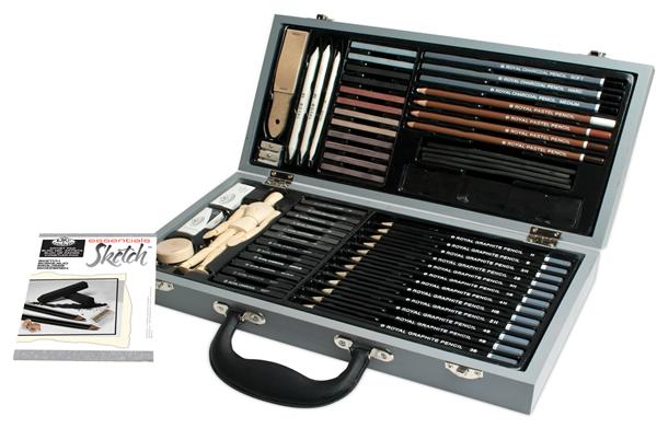 Royal &amp; Langnickel ESSENTIAL SKETCH - 58-teiliges Set | ARTMIE