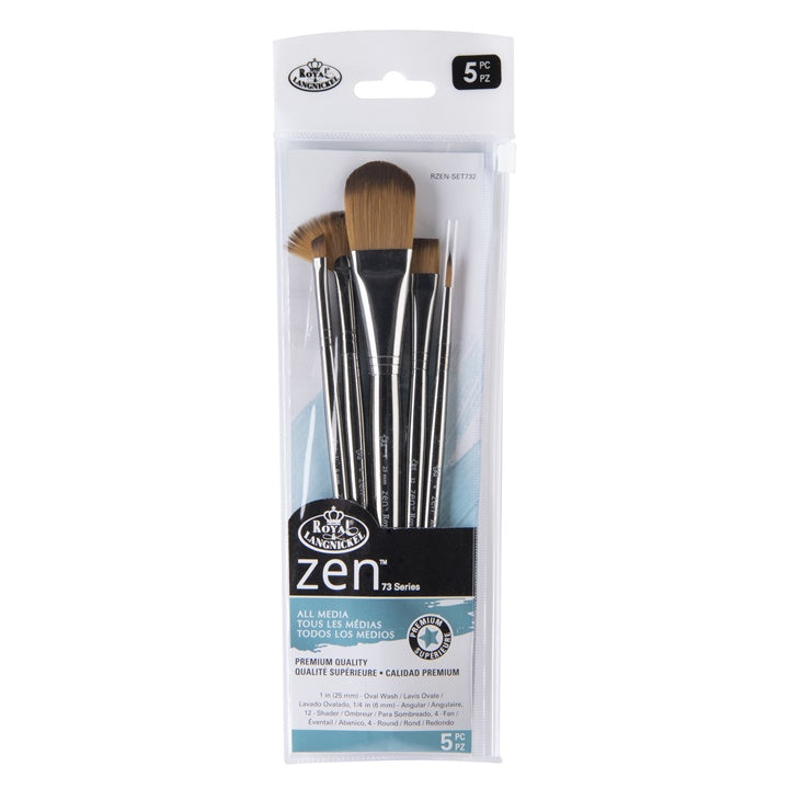 Royal and Langnickel Zen 73 Oval Pinsel Set | ARTMIE